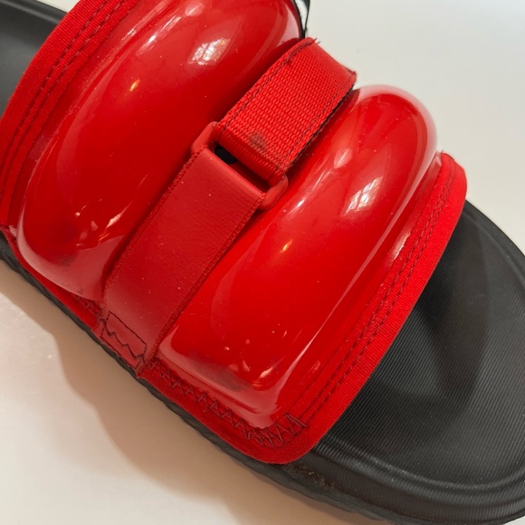 Nike Super Play Slides Patent Red DM1683-601 Men\'s 15 main image 4